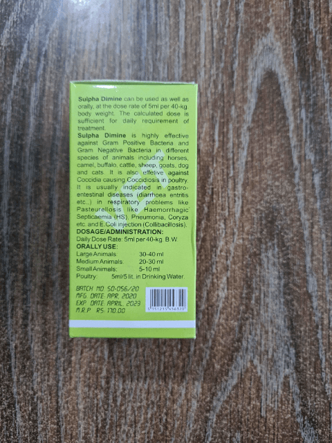 Sulpha Dimine 100ml